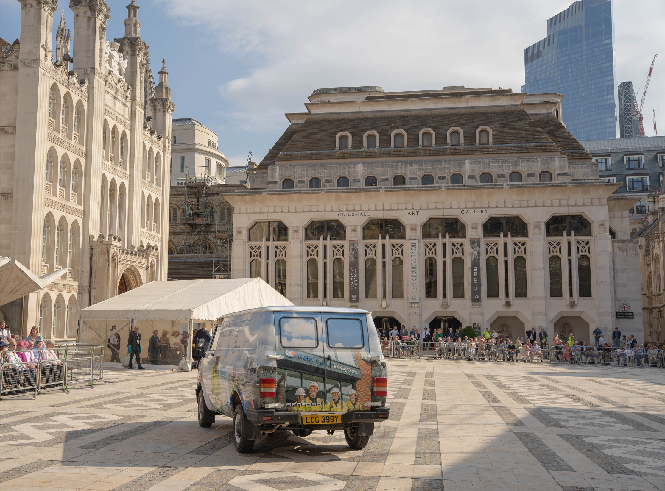 Kelly Group’s 1983 CF250 Bedford Van showcased at London’s Cart Marking Parade